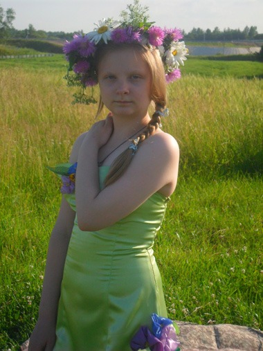 участница представления Оля Шатькова